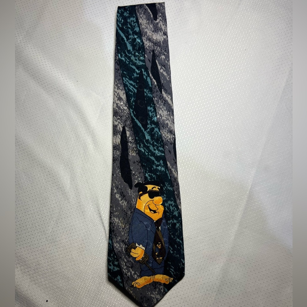 Authentic Vintage Fred Flinstone Formal Tie.